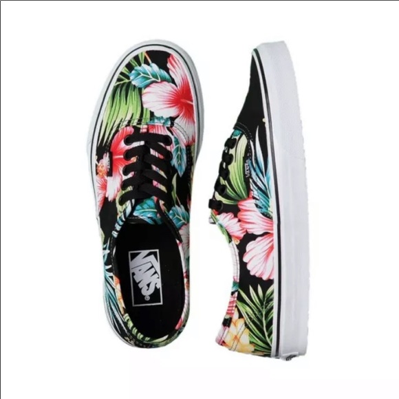 Brand New!!! Mens Hawiian Floral Print Vans - Picture 5 of 5